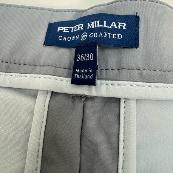 NWT Peter Millar Crown Crafted Blade Performance Ankle Pant GALE Gray 36/30 $198 - Picture 11 of 11